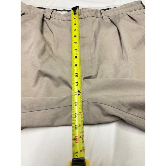 Polo Ralph Lauren Men's Khaki Chino Pants Flat Front Pleated Size 40x27 - Picture 12 of 15